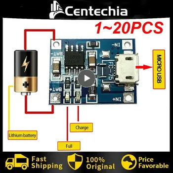 1 ~ 20PCS Type-c/Micro /Mini USB 5V 1A 18650 TP4056 Модул, Зарядно Устройство, Литиево-йонна Батерия зарядно устройство ще захранване на Такса, Защитено С Двойни Функции 1A