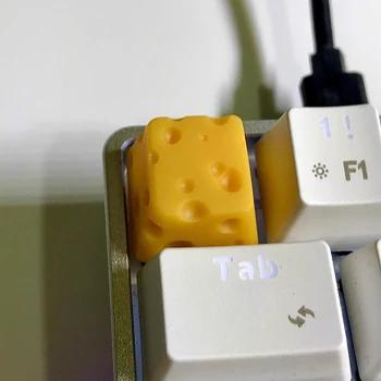 1 бр. капачка за ключове от смола с ръчно изработени механична клавиатура Esc ключ за Индивидуалност сирни торта за капачка за ключове