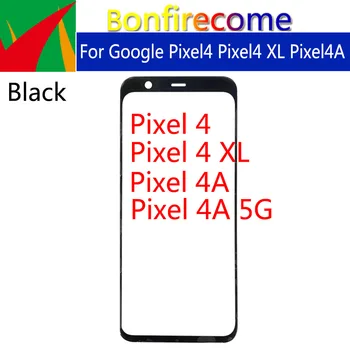 10 бр. /лот Външен екран за Google Pixel4 XL Сензорен екран Преден стъклен панел LCD обектив за Pixel 4A 5G Предно стъкло