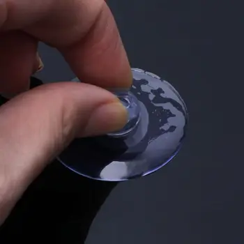 100шт прозрачни пластмасови нещастници в размер на 35 мм с голям вендузата със собствените си ръце, за да се прозорец стена куката