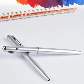 1БР Креативна Вълшебната led Химикалка писалка с ултравиолетовите лъчи, Невидимо мастило, Тайно послание, Писалка за рисуване, химикалки, Ученически пособия