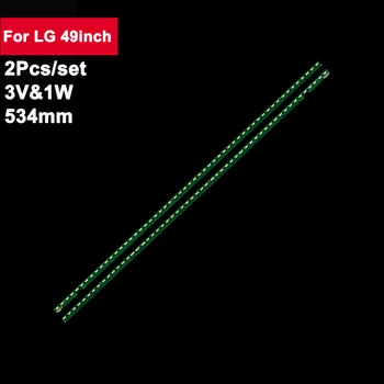 2 бр. ленти Led подсветка на LG 49 см 6916L2063A 2062A PQ3415 LF 49 