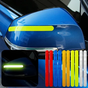 2 елемента Автомобили Стикер Външна Отразяваща Лента Светоотражающая Ивица, За BMW E39 E46 E90 E60 E36 F30 E34 F10 F20 E92 E38 E91 E53 E70 X5