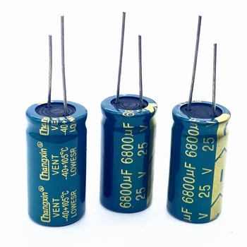 2 ЕЛЕМЕНТА Електролитни кондензатори 25 В 6800 UF 16 *30 алуминиеви кондензатори электролитических