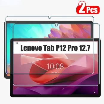 2 ЕЛЕМЕНТА Протектор на Екрана От Закалено Стъкло За Lenovo Tab P12 12,7 Инча 2023 9H Защитно Фолио За Таблет Lenovo Tab P12 Pro