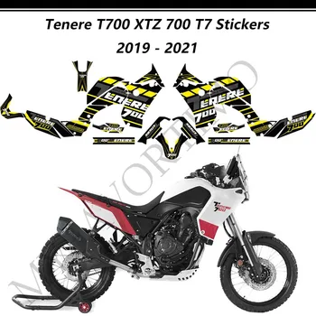 2019 2020 2021 Етикети На Горивния Резервоар на Мотоциклет Тампон ЗА YAMAHA Tenere T700 XTZ 700 T7 Набор от Стикери Комплект Защитник на Багажника