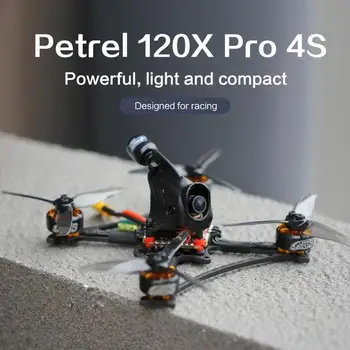 2021 НОВ HGLRC Petrel 120X Pro Zeus10AIO Зевс Nano VTX 350 Mw CADDX ANT 1303,5 KV4500 4S 3 инча 120 мм RC FPV клечка за Зъби безпилотен самолет играчка