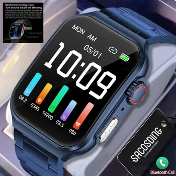 2023 Нов Bluetooth Предизвикателство Смарт Часовници 3D Извит Екран Модни Часовници Smart ECG + ТОЧКИ Сърдечната Честота Кръвно Налягане Здраве Smartwatch Мъжете