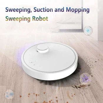 2023 Нов Автоматичен Робот-Прахосмукачка 3-в-1 Smart Wireless За Мокро И Сухо Почистване Ультратонкая Метач Smart Hom