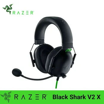 2023 Слушалки Razer BlackShark V2 X Жичен Детска слушалки с съраунд звук 7.1 - Игра за слушалки PS4, PS5, Nintendo Switch, Xbox