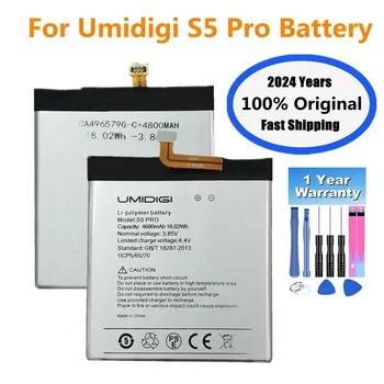 2024 4680 ма 100% Оригинална Батерия За UMI UMIDIGI S5 Pro S5Pro Batteria Batterie В наличност, Бърза Доставка
