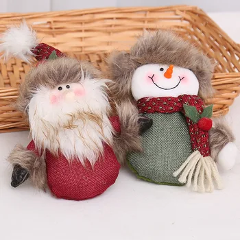 2024 честита Нова Година Коледна Украса направи си Сам Коледен Подарък на Дядо Коледа, Снежен човек Дърво Висулка Кукла се Мотае Украса за Навидад Home Decor