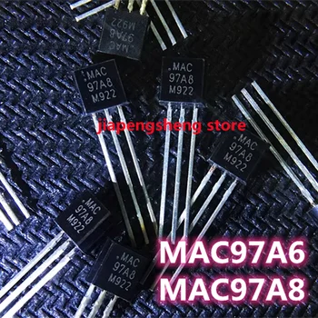 20PCS нов оригинален автентичен MAC97A8 97A6 TO-92 600V 1A двупосочни тиристорный вграден триод