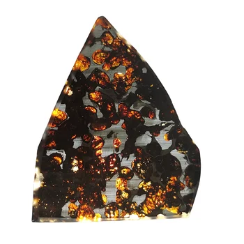 28,9 г СЕРИЧО Палласит, парченца маслини метеорит, модел на маслиново метеорит, естествен Метеоритен материал - От Кения - CA133