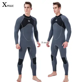 3 мм неопрен мъжете неопрен гмуркане гмуркане, подводен водолазен костюм бански костюм кайт-сърф цялото тяло екипировка