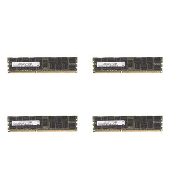 4X DDR3 16GB 1600MHz RECC Ram PC3-12800 Memory 240Pin 2RX4 1.35 V REG ECC RAM Памет За Дънната платка X79 X58