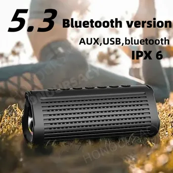 5.3 Обновената версия на Bluetooth-динамиката на Портативна колона Стереофоничен субуфер съраунд звук Square Dance Outdoor Soundbox С Wic
