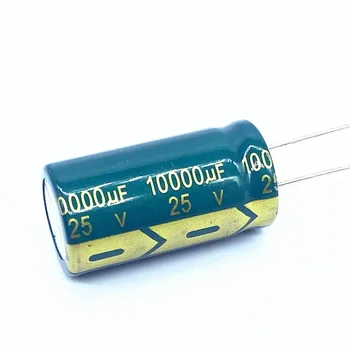 5 бр./лот Нискочестотен алуминиеви електролитни кондензатори 25 В 10000 UF, размер 18*35 10000 UF, 25 НА 20%
