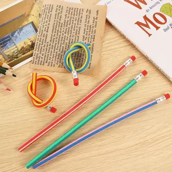 5ШТ Цветни Магически Гъвкави Меки моливи С гума За детски писма В подарък