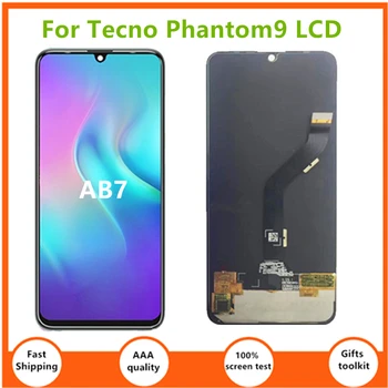 6,39-инчов LCD дисплей Phantom 9 за Tecno Phantom 9 AB7, LCD дисплей, сензорен екран, монтаж, подмяна дигитайзер