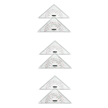 6-кратна триъгълна линийка за чертане на диаграми за изготвяне на кораби 300-мм мащабната триъгълна линия