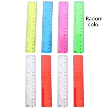 8 Опаковки цветни пластмасови линии, метрични обемни линии с сантиметра и сантиметрами