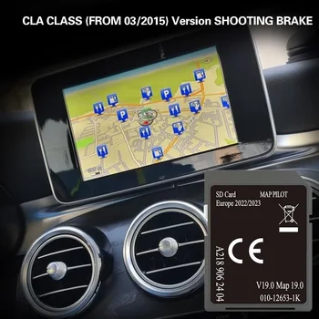 A218 V19 е Подходящ и за версията CLA клас (с 03/2015) SHOOTING BRAKE Навигация 32 GB SD карта
