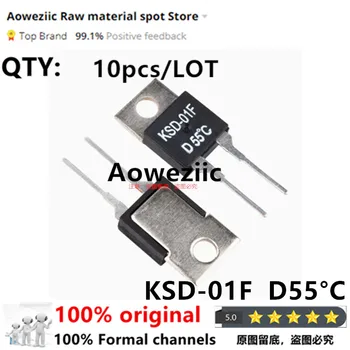 Aoweziic 100% чисто Нов оригинален KSD-01F Нормално затворен превключвател за контрол на температурата D30 35 40 45 50 65 75 80 95 100 120 150 ° C