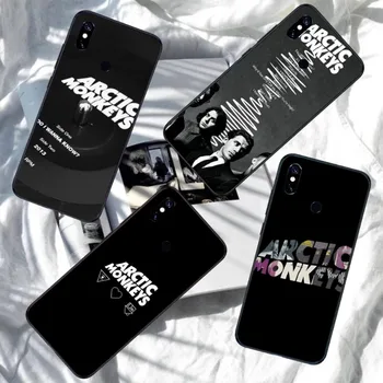 Arctics band маймуни Калъф За Телефон Xiaomi Redmi Note 12 11 10 9T Pro Redmi 12 10 9А 9В POCO X5 Мек Черен Калъф За вашия Телефон