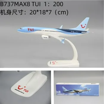 B737MAX8 B787-8 TUI Airlines ABS Пластмасов Модел на Самолет за Играчки Самолет Модел Самолет Играчка В Събирането на Смолата за събиране