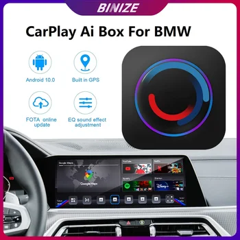 Binize CarPlay Ai Box Android 10.0 За BMW ID6 ID7 ID8 Безжичен Android Auto 4G + 64G Netflix, YouTube 4G LTE Plug ＆ Play