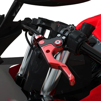 CNC Алуминиев Кратък Трюковой Лоста на Съединителя Лесно Cable Pull Система за Регулиране на Кабели В Събирането на Писалка ЗА Honda CB500F 2013 2014 2015