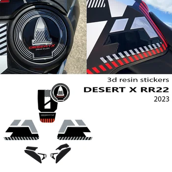 DesertX 2023 Аксесоари За Мотоциклети 3D Гел Епоксидна Смола Стикер Комплект за Защита на Резервоара За Ducati DesertX Desert X RR22