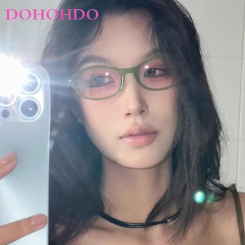 DOHOHDO 2024 Модни Нови Овални Универсални Дамски Слънчеви Очила 