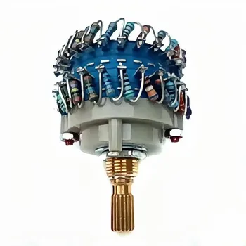 Duplex 24-стъпка потенциометър 100KA, машина за висока точност усилвател на силата на звука на Philips BC Resistance Fever