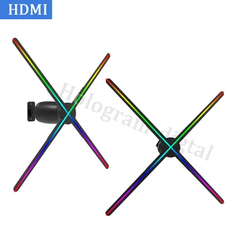 HDMI 65HDU 3d холограма led fan рекламен дисплей холографски плейър осветление за реклама на събития