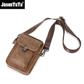 JASONTUTU ретро лека чанта за телефон от изкуствена кожа през рамо мъжки чанти 크로스백 директен доставка