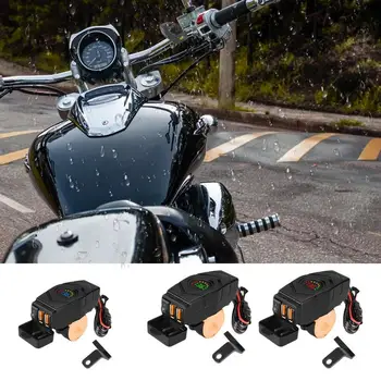 LC04675 Водоустойчив USB адаптер за мотоциклети, USB-зарядно устройство за телефон, Универсален адаптер за захранване на волана за велосипеди