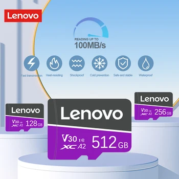 Lenovo Extreme 128 GB 1 TB Micro TF / SD-карта 256 GB SSD клас 10 Високоскоростен A1 TF SD карта-карта с памет 512 GB флаш памет SD-карти