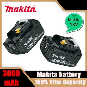 Makita Оригинала 18V Makita 6000 mah Литиево-йонна Акумулаторна Батерия 18v Сменяеми Батерии за бормашини BL1860 BL1830 BL1850 BL1860B