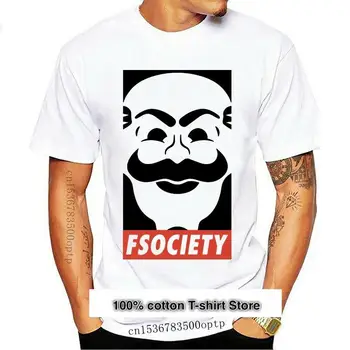 Nueva camiseta Fsociety Mr Robot máscara Elliot Tv mostrar el mejor regalo presente clásico única camiseta