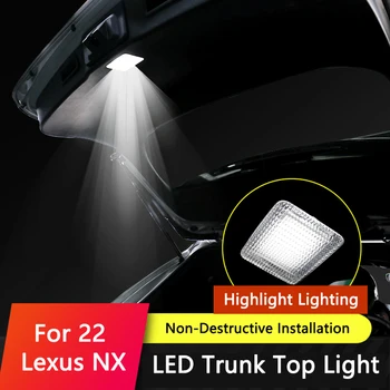 QHCP уличното осветление в Багажника на Колата Горната Лампа Задната Врата LED Подмяна на Led Фитиля Висока Яркост Подходящ За Lexus NX 2022-2023 Модифицирани Аксесоари