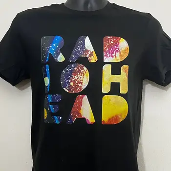 Radiohead води до пренебрегване том yorke ok computer в тениска rainbows унисекс XS S M L XL XXL