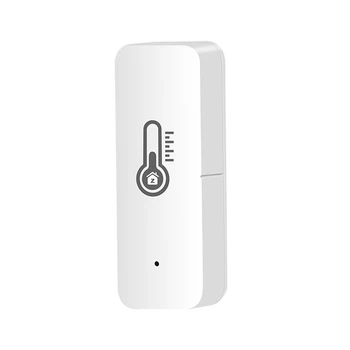 Sasha Wifi Сензор за температура и влажност на въздуха, мониторинг на приложения за Алекса Google Home Voice