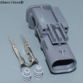 shhworldsea 2pin 1.0 mm штепсельная разклона за автоэлектрика, кабел за окабеляване, водоустойчив херметичен конектор 2-1703498-3