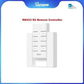 SONOFF RM433 R2 433 Mhz RF Дистанционно управление 8 Бутон на Дистанционното управление В двойка с Монтиране на Превключвател SONOFF TX RF Устройства iFan04 D1 RFR2