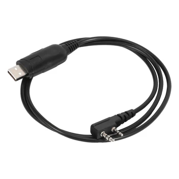 USB кабел за програмиране Baofeng UV-5R 888S, аксесоари за преносими радиостанции Kenwood с CD-задвижване