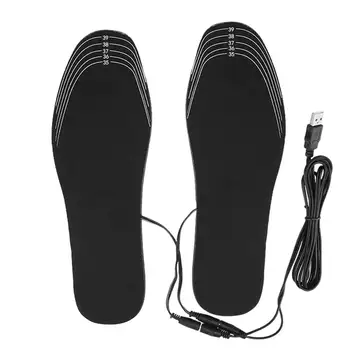 USB-Стелки С отопление за зимата На Открито Електрическа Топло За Крака С Терморезкой Отопление Стелки Топло За Краката без батерии