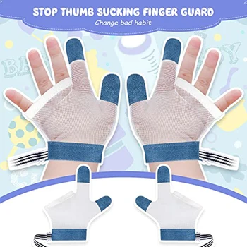 Wecute, Детски ръкавици за защита на ръцете от ухапвания, които хапят пръстите, на ноктите, ръкавици за деца, Безвреден набор от