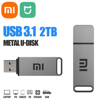 XIAOMI MIJIA 3.1 USB Флаш Памет Оригинален 2 TB Високоскоростен Мини Дръжка 1 TB Водоустойчив Usb Устройство Type-C За Компютърно Устройство за съхранение